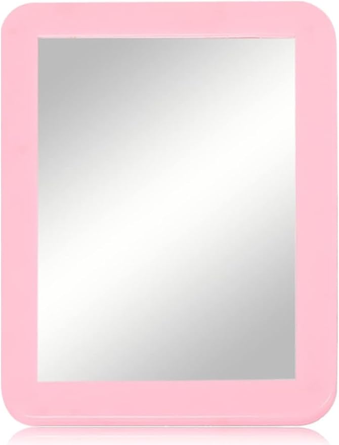 Boxgear Magnetic Locker Mirror, Makeup Mirrors - 5" x 7"- for School Locker, Bathroom, Household Refrigerator, Locker Accessory, Workshop Toolbox or Office Cabinet (White)
