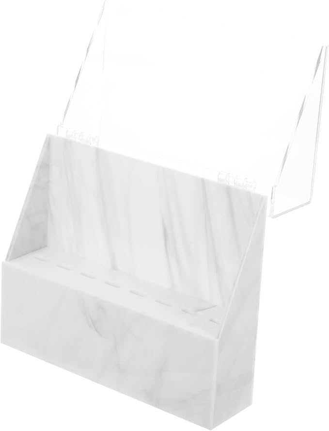 Tweezers Holder for Display Compartment Makeup Tweezers Stand Space-saving Organizer for Beauty Salons Home Use Easy to Clean Transparent Design