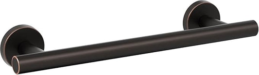 Amerock BH26546ORB | Oil Rubbed Bronze Towel Bar | 9 in (229 mm) Towel Rack | Arrondi | Bathroom Towel Holder | Bathroom Hardware | Bath Accessories