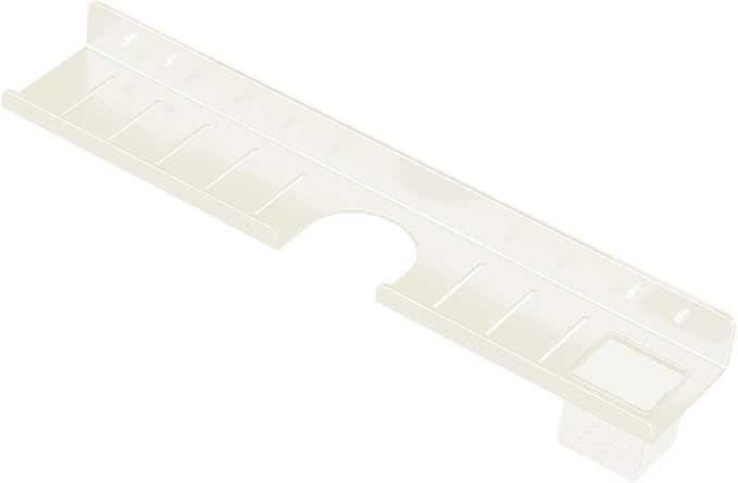 Over Sink Shelf Bathroom Rack Shampoo Holder Wall Mounted Sturdy Wall Organizer Bathroom Shelf for Hotel Farmhouse Washroom, Creamy White