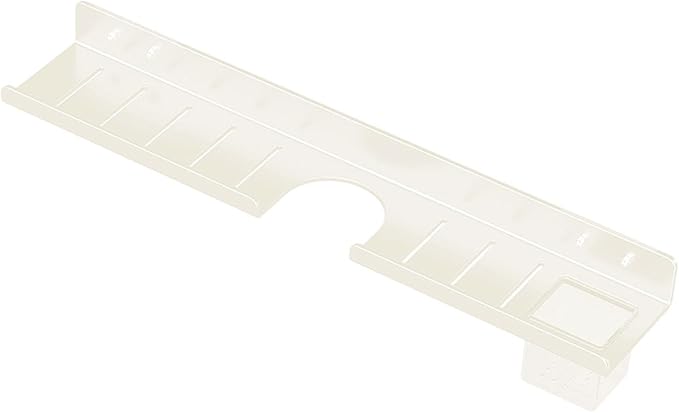 Over Sink Shelf Bathroom Rack Shampoo Holder Wall Mounted Sturdy Wall Organizer Bathroom Shelf for Hotel Farmhouse Washroom, Creamy White