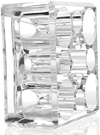 Kamay's Acrylic Transparent Square 9-holes Lipstick Nail Polish Eyebrow Brush Display Rack (SF-1031)