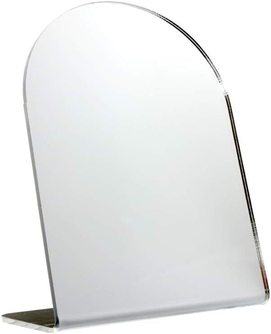 SOURCE ONE USA Made Premium Acrylic Counter Top Mirror - Cosmetics Counter Display