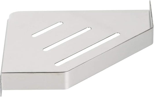 Lavatory Bathroom Corner 304 Stainless Steel Shelf Wall Mount Triangular, Soap Holder,Polished