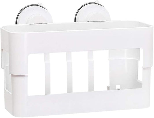 AGYH Bathroom Shelf Wall-Mounted Suction Cup Free Punching Bathroom Storage Rack (Size : Style1)