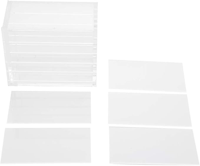 Sonew Acrylic Cosmetic Storage Makeup Organizer Clear Eyelash Storage Box Eyelashes Glue Pallet Holders 5 Layers Grafting Eyelash Extension Tool