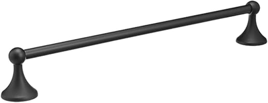 Flat Black Towel Bar - 18-Inch Wall Mount Bathroom Towel Rack, Rustproof and Space-Saving Design for Home & Hotel,Modern Design for Efficient Bathroom Storage