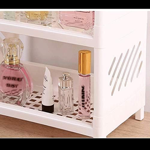 Multi-Functional Adjustable Bathroom Shelf - 2 Layers Storage nizer for Kitchen & Living Room, Stylish Pink Bracket, Space-Saving Solution