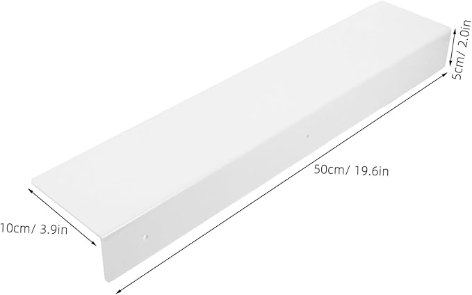 PRETYZOOM Slit Partition Wall Mount Shelf for Bathroom Wall Shelf for Kitchen Storage Modern Corner Rack