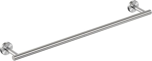 FORIOUS Towel Bar Wall Mounted, 30 Inch Stainless Steel Towel Racks for Bathroom, Includes Wall Mounting Hardware (Brushed Nickel, Total Length 32 Inch)