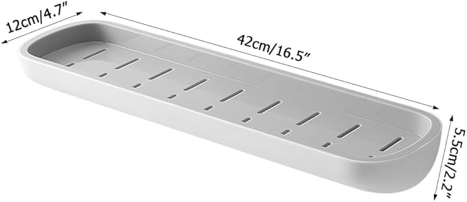DONGKER Bathroom Storage Shelf,No Drilling Required Bathroom Shelves Removable for Bathroom Living Room Bedroom Balcony