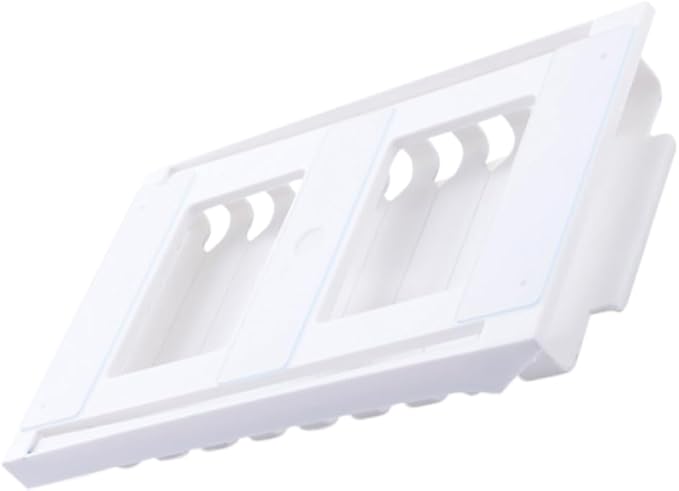 Glass Shelf for Bathroom ，Glass Aluminum，Adjustable Refrigerator Drawer Storage Rack Fridge Organizer Bins Easy Install