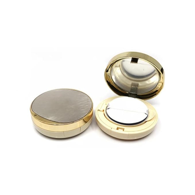 1PCS Empty Air Cushion Puff Box Makeup Case Container with Powder Sponge Mirror for BB Cream Foundation Diy Box,G