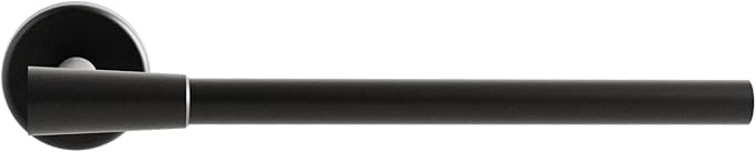 HELVEX Deco Collection Small Towel Bar Bathroom Accessory, Bathroom Towel Holder Bathroom Hardware, Matte Black Finish UDC-09-MB