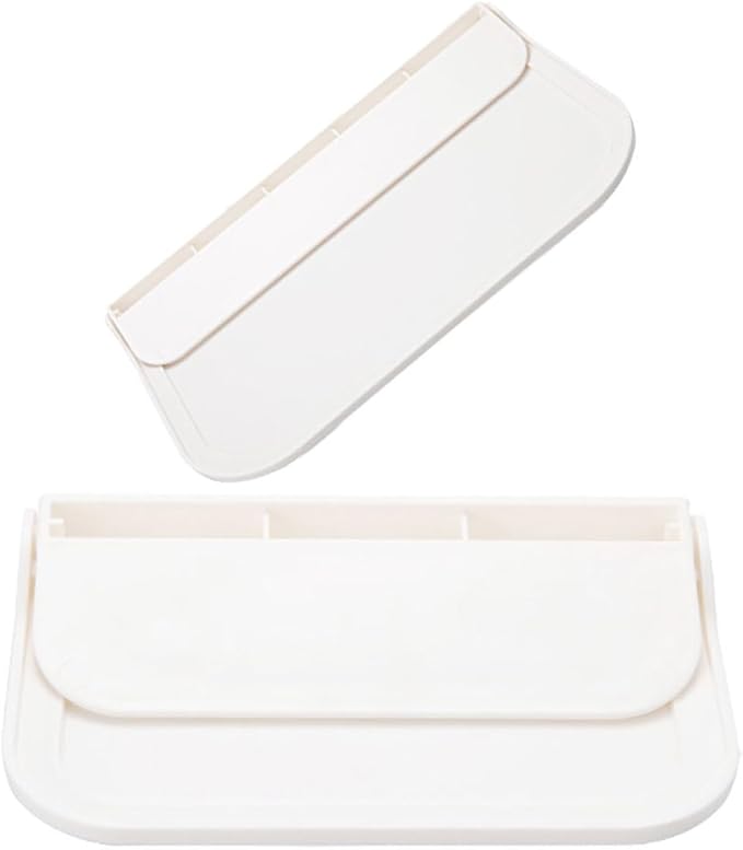 2pcs Foldable Wall Mount Bathroom Shelf for Soap and Towels, Space-Saving Adhesive Floating Storage Rack, Small and Large Size, Bathroom Organization