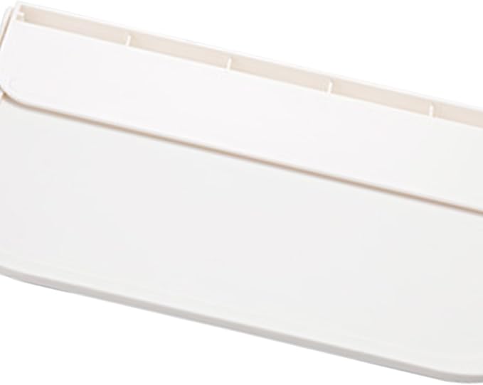 Operitacx Foldable Small Wall-Mounted Bathroom Shelf 2pcs Plastic Floating Adhesive Storage Rack for Towels, Soap, and Phone Organizer