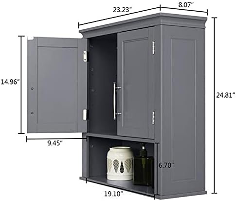 59 x 24 x 63CM Tier Shelf Bathroom Shelves Toilet Shelves Bathroom Racks Wood Shelves Wooden Shelves Standing Brown