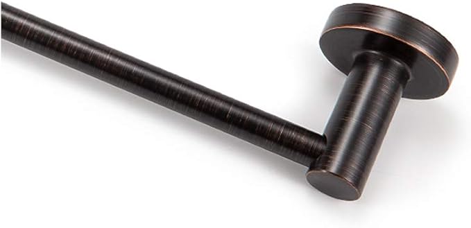 JiePai Bath Towel Bar Oil Rubbed Bronze, 17.6 Inch Stainless Steel Towel Rack Bathroom Towel Holder Wall Mount Kitchen Dish Cloth Hanger (Oil Rubbed Bronze, 17.6 Inch)