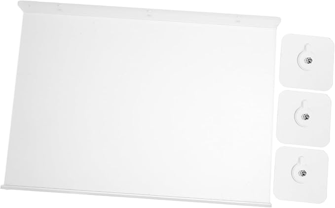 MAGICLULU Wall Mounted Acrylic Shelf for Bathroom Storage Floating Shower Shelf Waterproof Easy Installation Space-Saving Design Suitable for Home and Travel