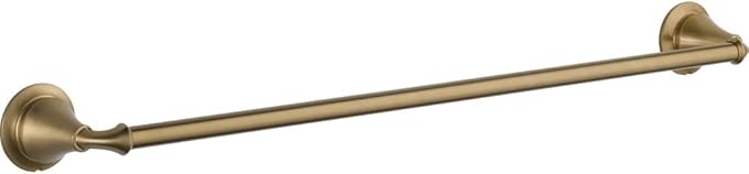 DELTA FAUCET 79424-CZ Linden Wall Mounted 24 in. Towel Bar in Champagne Bronze
