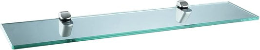 XVL Bathroom Glass Shelf 23.6 Inch Tempered Glass Rack Brushed GS3003AX