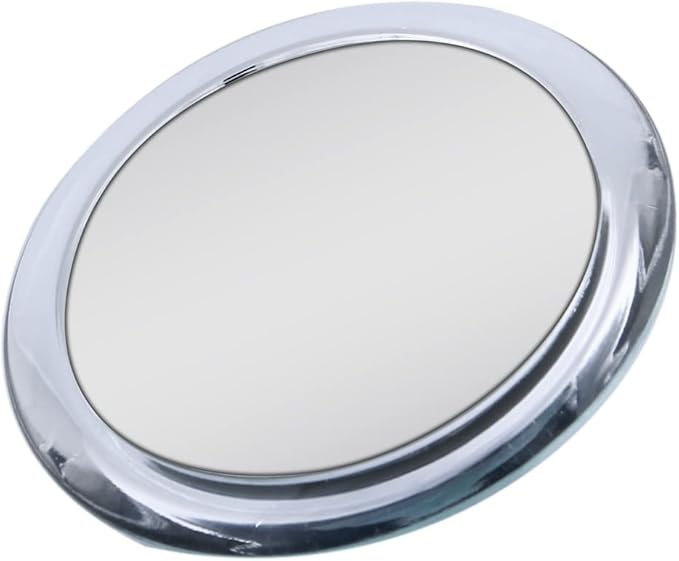 Zadro 5X Two-Sided Acrylic Compact Mirror, 4-Inch, Clear, (Z45X)