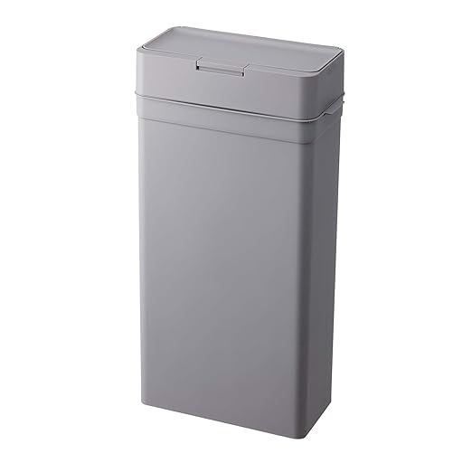 Like-It | LBD-02 | Odor-Free Trash Bin, Slim and Stylish | Odor Leakage Prevention, Kitchen, Living, Diaper and Pets | 13.2" × 6.7" × 24.6" | Gray | 6.6 gal