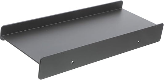 Luxshiny Aluminum Alloy Bathroom Shelf Floating Wall Mounted Organizer for Mirror Front Storage Space-Saving Rack for Makeup and Grooming Essentials Modern Minimalist Design