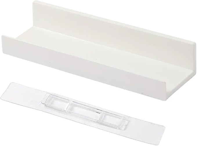 Wall Mounted No Drill Bathroom Shelf Shampoo Holder Supplies Home Organizer Multifunctional Storage Rack