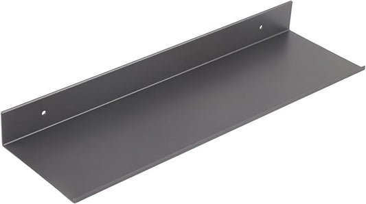Qinlorgo Wall Mounted Bathroom Shelf, Space Aluminum Storage Rack Organizer, Smooth Edges Shelf for Kitchen, Bathroom & Hotel (40cm)