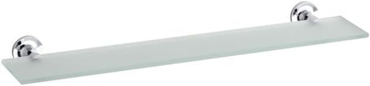 Kohler K-14440-CP Purist Glass Shelf, Polished Chrome