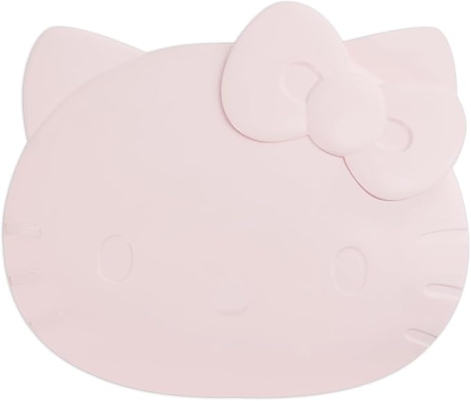 Impressions Vanity Hello Kitty Kawaii Compact Mirror with Touch Sensor Switch for Adjustable Brightness, Lighted Makeup Mirror with LED Lights and 2X Magnifying Mirror (Matte Pink)