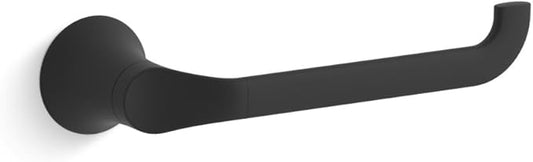 KOHLER 27396-BL Simplice Towel Arm, includes Installation Hardware, Matte Black