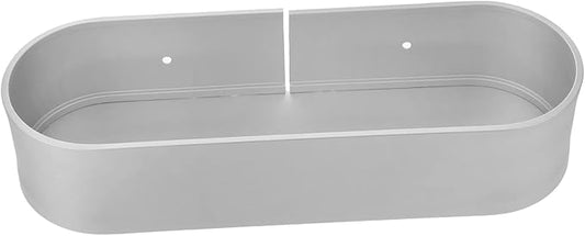 Mobestech 1Pc Wall Mounted Bathroom Storage Rack Punch Shelf for Bathroom Kitchen More Sundries Holder Space Saving Wall Organizer Design