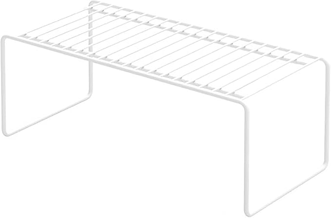 Wall-Mounted No-Drill Bathroom Shelf, Rust-Resistant Iron Floating Shelves with Wire Basket, Space-Saving Storage Organizer for Sink, Toiletries(White,53cm/20.8in)