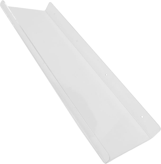 ORFOFE Acrylic Floating Wall Shelf for Bathroom Kitchen Storage Easy Install No Drilling Design Large Wall Mounted Organizer U-Shaped Shelf for Toiletries Seasoning Bottles