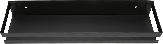 Bathroom Rack Set, Large Storage Space Shelf, Stainless Steel Bathroom Shelf with Strong Bearing Capacity, No Drilling Installation for Hotel Bathroom Dormitory, Black
