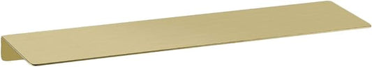 TRUSTMI Brushed Gold Floating Shelf SUS304 Stainless Steel Wall Mounted Storage Shelves (16 inch x 4 inch) for Bathroom Kitchen, Bedroom, Living Room, Heavy Duty and Rustproof, Brushed Brass