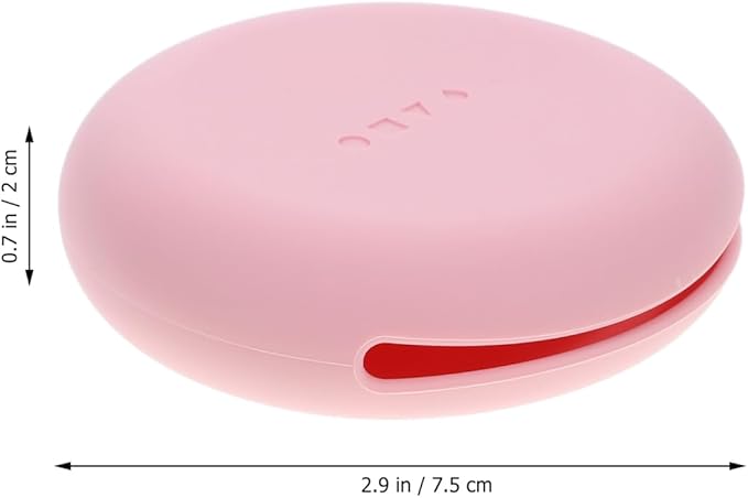 Healeved Portable Makeup Puff Storage Case Compact Silicone Powder Puff Holder Travel Makeup Sponge Organizer for Women and Girls