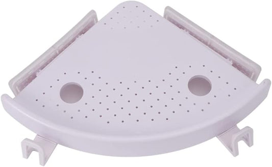 Veemoon Triangle Storage Rack Bathroom Shelf Over Toilet Wall Mount Rack for Shampoo Soap Toothpaste