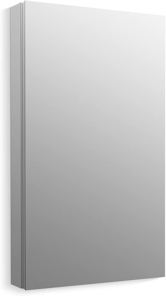 KOHLER K-28031-NA Verdera Medicine Cabinet with Slow-Close Mirror Door & Adjustable Shelves, Rectangular Frame, 24" x 40"