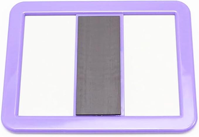 Gifts for Back to School Season,Purple Magnetic Locker Mirror - 5" x 7" Magnet Mirror for School, Bathroom, Workshop, Office,Small Mirrors for School Locker