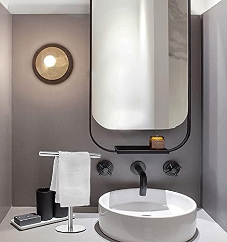 Bath Hand Towel Holder Stand for Bathroom Vanity Countertop Brushed Finish T-Shape Towel Bar Rack Stand Towel Bar for Bathroom Kitchen