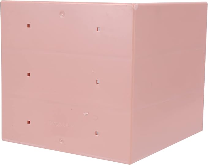 Makeup Organizer, Desk Organizer with 4 Drawers, Sundries Organizer, Cosmetic Organizer, Bathroom Counter, Pink