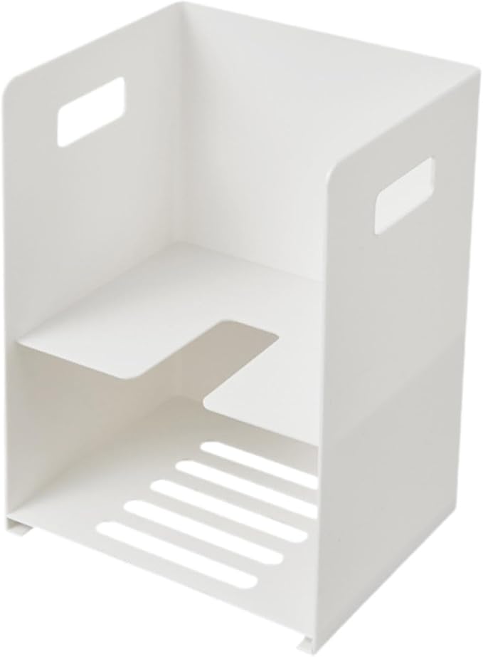 HouseVibe Toilet Plunger Holder Bathroom Organizer Sturdy Versatile Space Saving Waterproof Practical Corner Shelf Toilet Storage Rack