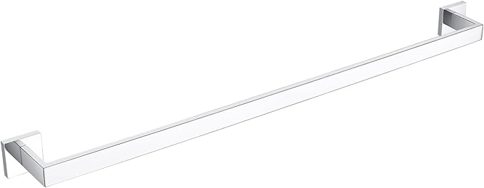 BANOLUX Towel Rack, 32-Inch Single Towel Bars for Bathroom, Towel Racks for Bathroom Wall Mounted SUS304 Stainless Steel Hand Towel Holder Organize Heavy Duty, Chrome Towel Bar
