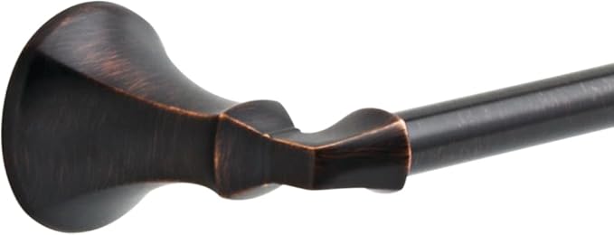 DELTA FAUCET 76424-RB Ashlyn 24-in Wall Mount Towel Bar Bath Hardware Accessory in Venetian Bronze