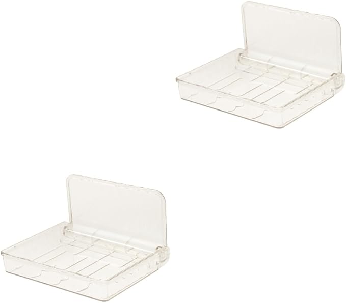 PRETYZOOM 2pcs Wall Storage Organizer No Drill Floating Shelf for Bathroom Kitchen and Bedroom Plastic Wall-Mounted Makeup and Utility Storage