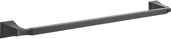 DELTA FAUCET 75124-RB Dryden Wall Mounted 24 in. Towel Bar in SpotShield Venetian Bronze
