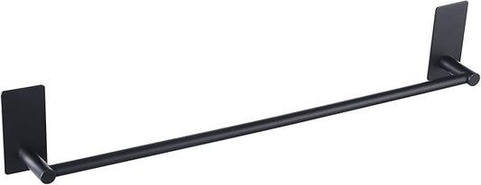 KES 20-Inch Towel Bar for Bathroom, Self Adhesive Hand Towel Holder No Drill Wall Mounted SUS 304 Stainless Steel Matte Black, A7000S50B-BK